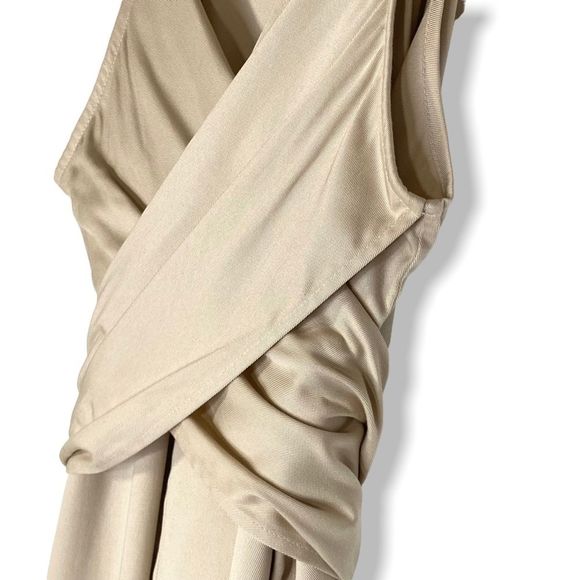 Shaina Mote Lyocel Ecru Tie Back Jumpsuit - Picture 6 of 9